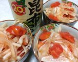 トマトこぶおろしの玉ねぎサラダ作り方5写真