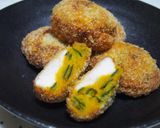かぼちゃとむね肉をサンドした贅沢フライ♪作り方11写真