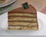 ピーナッツバターのチョコガナッシュケーキ作り方25写真