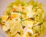 レタスの味噌マヨエッグサラダ作り方3写真