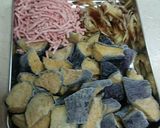 なす・ミョウガ・ひき肉・回鍋肉の味作り方1写真