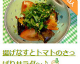 揚げなすとトマトのさっぱりサラダ～♪作り方9写真