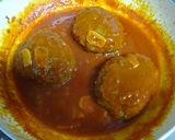 トマトジュースで濃厚ソース♪ハンバーグ作り方5写真