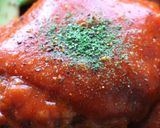 トマトジュースで濃厚ソース♪ハンバーグ作り方6写真