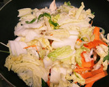 簡単♪鍋用ｶｯﾄ野菜と豚肉きのこ炒めもの作り方3写真