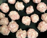 とろ〜りタレが絡まる肉団子作り方5写真
