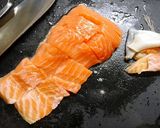 簡単！鮭と栗の混ぜご飯作り方1写真