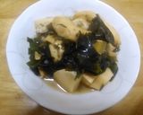 たけのこと油揚げとわかめの煮物作り方6写真