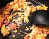 コンビーフハッシュのレタスチャーハン作り方1写真