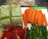 旦那のリクエスト 野菜炒め作り方2写真