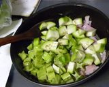 四角豆と白茄子の卵炒め作り方4写真
