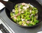 四角豆と白茄子の卵炒め作り方5写真