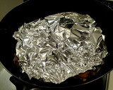簡単おいしい 豚肉でかぼちゃの煮物作り方3写真