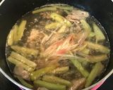 焼きナスとみょうが、豚バラの味噌汁！作り方6写真