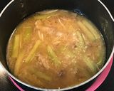 焼きナスとみょうが、豚バラの味噌汁！作り方7写真