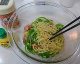 レンジで簡単★塩やきそば★麺弁当に！作り方5写真
