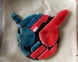 仮面ライダー ビルド キャラ弁作り方6写真