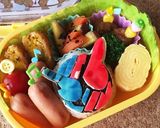 仮面ライダー ビルド キャラ弁作り方7写真