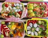 運動会弁当 お弁当 ミニオン 大人数作り方1写真