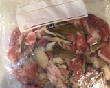 お肉やわらか、豚こまと舞茸の炒めもの作り方1写真