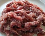 豚肉と三色野菜のうま塩炒め作り方3写真