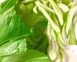 シャキシャキ☆青梗菜の塩にんにく炒め作り方3写真