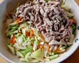 豚肉と三色野菜のうま塩炒め作り方7写真