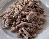 豚肉と三色野菜のうま塩炒め作り方5写真