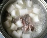 冬瓜と豚スジ肉のエスニックスープ作り方1写真