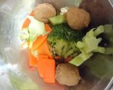野菜と油揚げの辛ラーメン作り方2写真