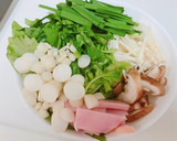 野菜とハムのバターしょうゆ炒め作り方1写真