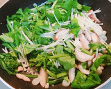 野菜とハムのバターしょうゆ炒め作り方2写真