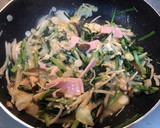 野菜とハムのバターしょうゆ炒め作り方4写真