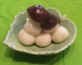 お月見☆もっちりだんご　白玉粉＆お豆腐で作り方10写真