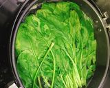 簡単！時短！ほうれん草の胡麻和えおひたし作り方1写真