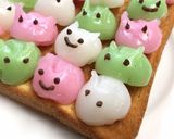*月見うさぎ団子ウェーブトースト*作り方4写真