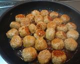 鶏団子の甘酢和え作り方4写真