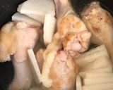 簡単☆大根と手羽元のにんにく醤油煮作り方3写真