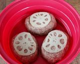レンジで簡単!お手軽れんこんハンバーグ作り方3写真