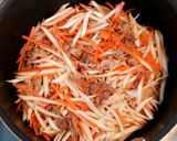 牛肉入りのきんぴら作り方3写真