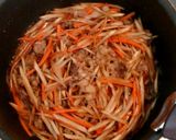 牛肉入りのきんぴら作り方4写真