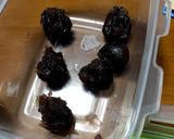 白玉粉であんこ入り月見団子。ヨモギ入り♩作り方2写真