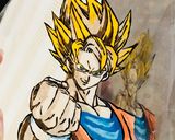 ドラゴンボール♡キャラチョコ♡ケーキ作り方4写真