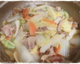 白菜と豚肉の炊いたやつ作り方4写真