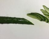 麺つゆで胡瓜と竹輪の酢の物作り方1写真