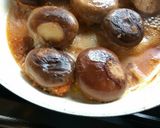 椎茸肉詰めをほうれん草ソースで作り方2写真