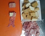 ☆肉巻き厚揚げの甘酢焼き☆作り方1写真
