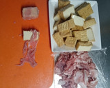 ☆肉巻き厚揚げの甘酢焼き☆作り方1写真