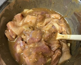 蓮根、しめじ、鶏肉の胡麻オイスター炒め作り方2写真