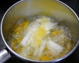 簡単！かぼちゃとはんぺんのお味噌汁作り方2写真
